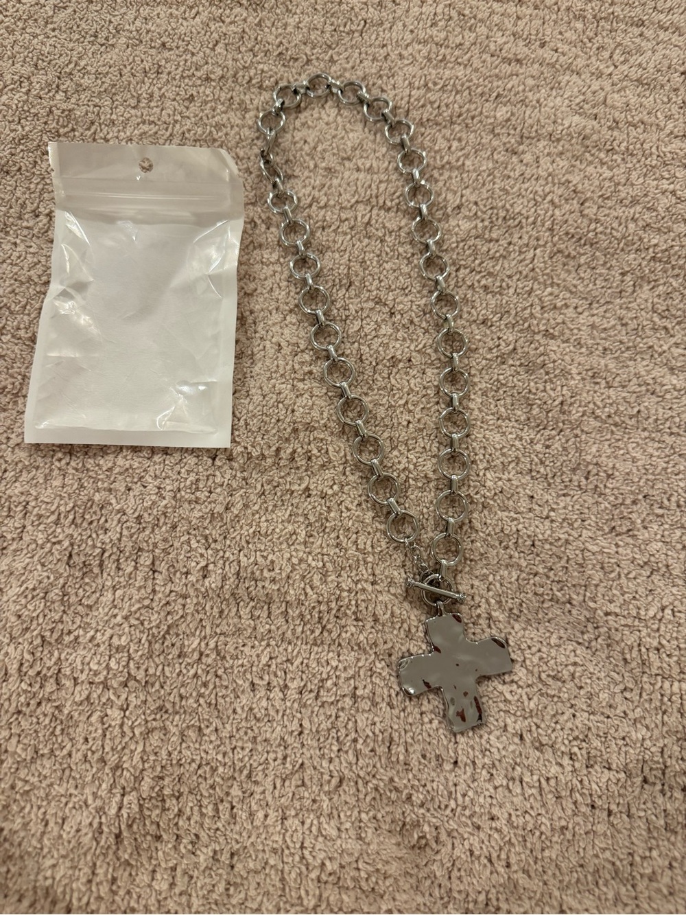Silver Cross-Link Chain Necklace - Women Accessories
